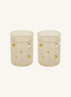 Konges Sløjd - Vasos de limón beige - Set de 2