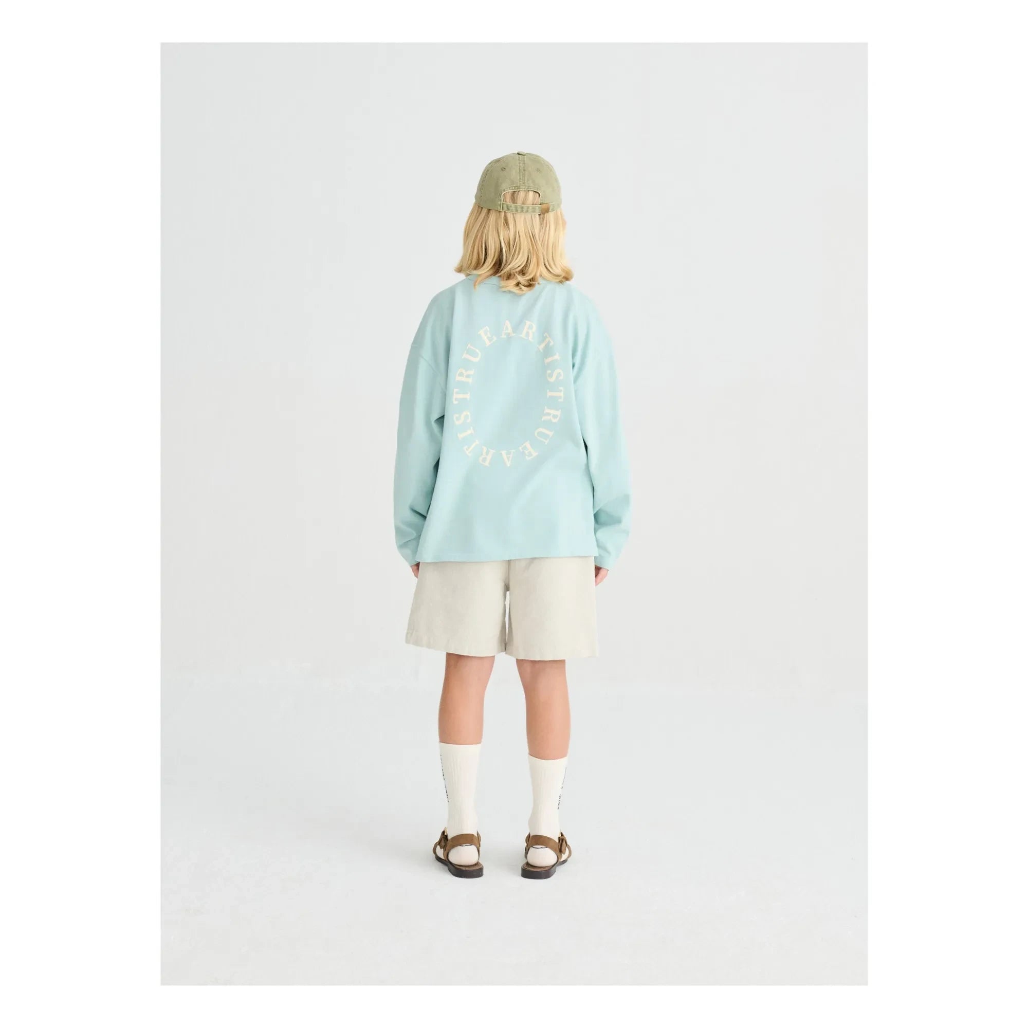 True Artist – T-Shirt Nr. 2 Bio-Baumwolle | Verblasstes Blau