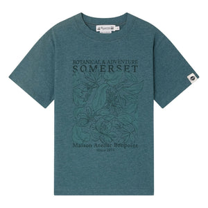 Bonpoint - Thibald organik pamuklu T-shirt | Peacock blue