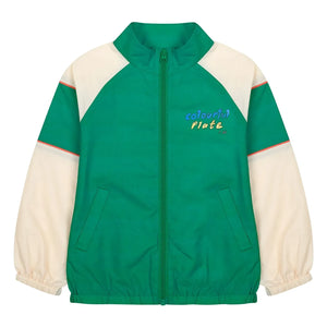 Jelly Mallow - Colourful Plate windbreaker | Green