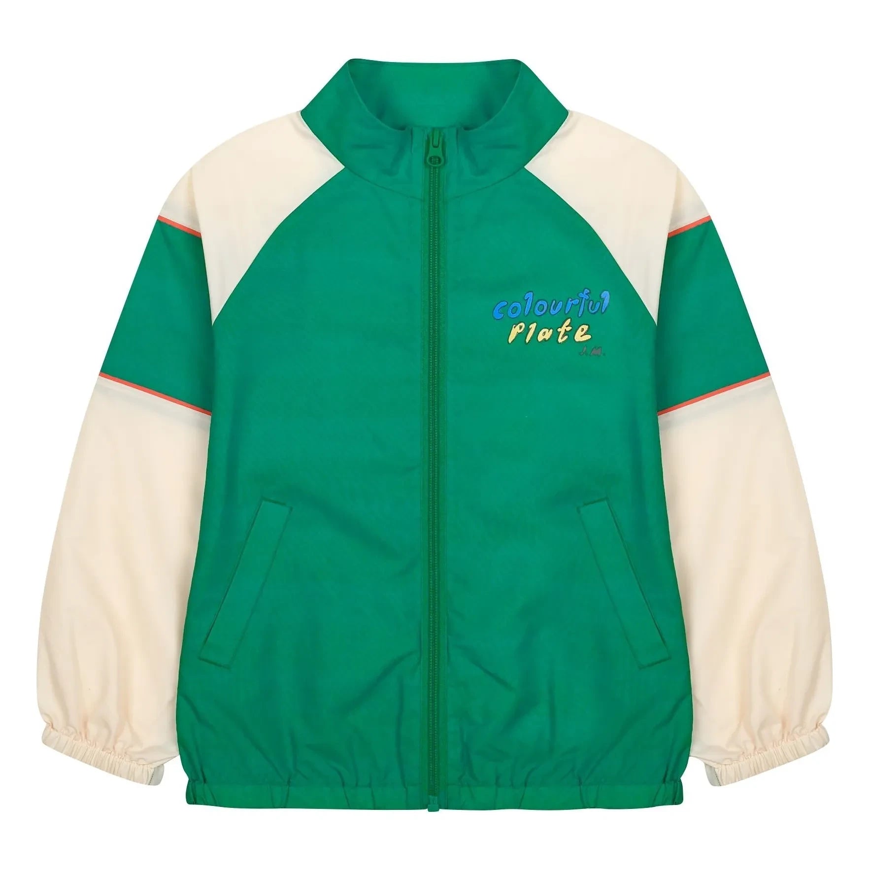 Jelly Mallow - Colourful Plate windbreaker | Green