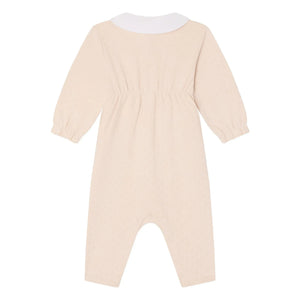 Bonpoint - Pyjama Cayla Pointelle Bio-Baumwolle | Puderrosa