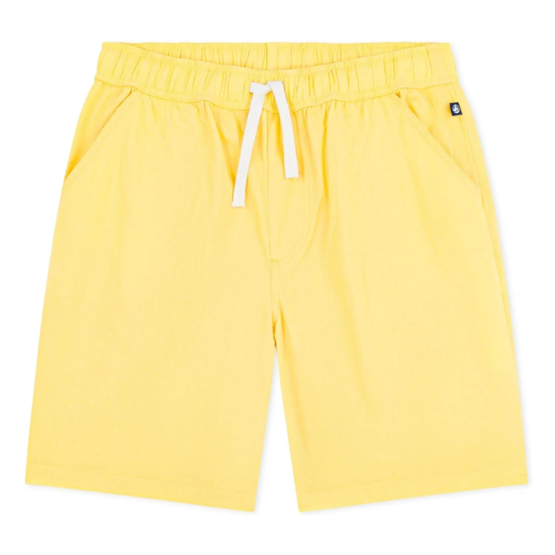 Petit Bateau - Uni Keten Bermuda şort | Sarı
