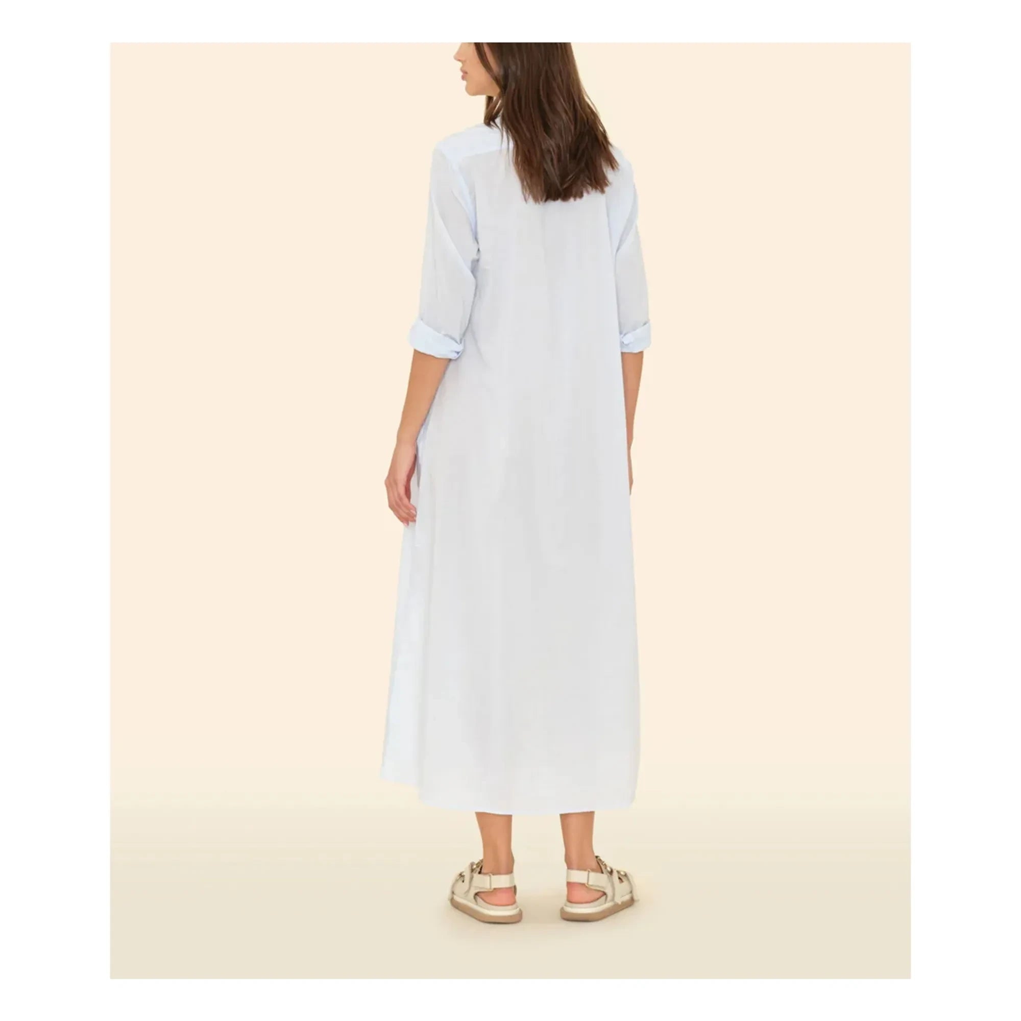 Xirena - Boden Baumwoll-Popeline-Kleid | Hellblau