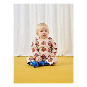 Bobo Choses - Organic Cotton Jacquard Knit Pants | Beige