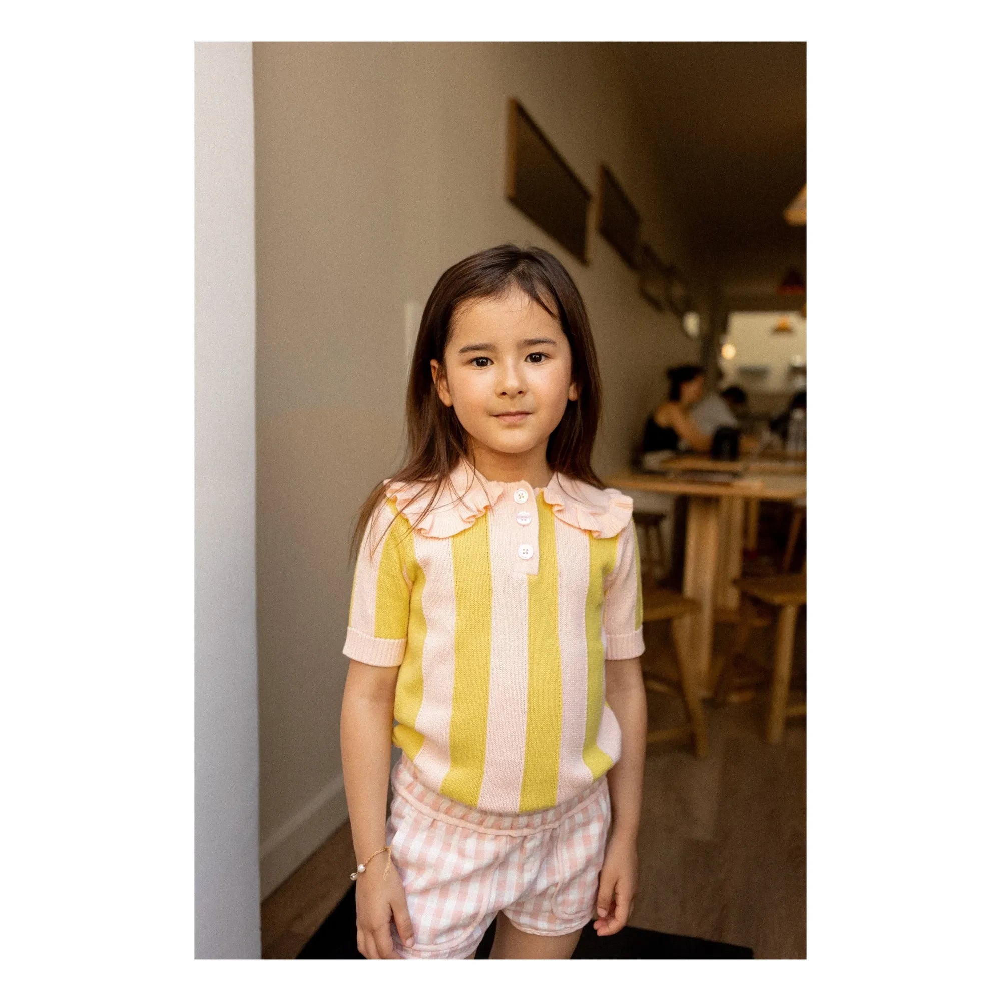 Louis Louise - Gestreiftes T-Shirt Paule | Gelb