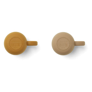 Liewood - Merce Silicone Cups - Set of 2 | Caramel