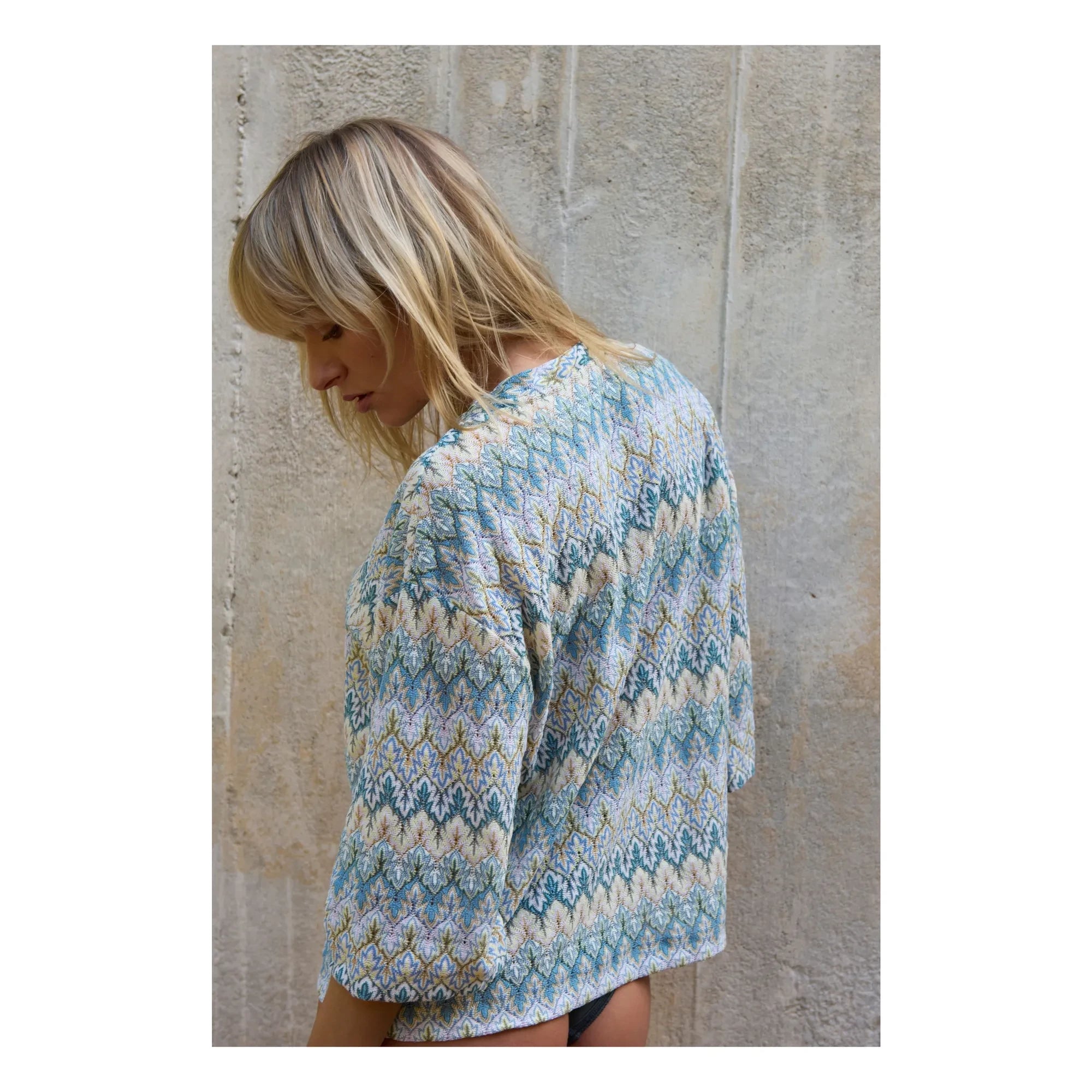 Baie Brune - Charles T-Shirt | Blau Grün