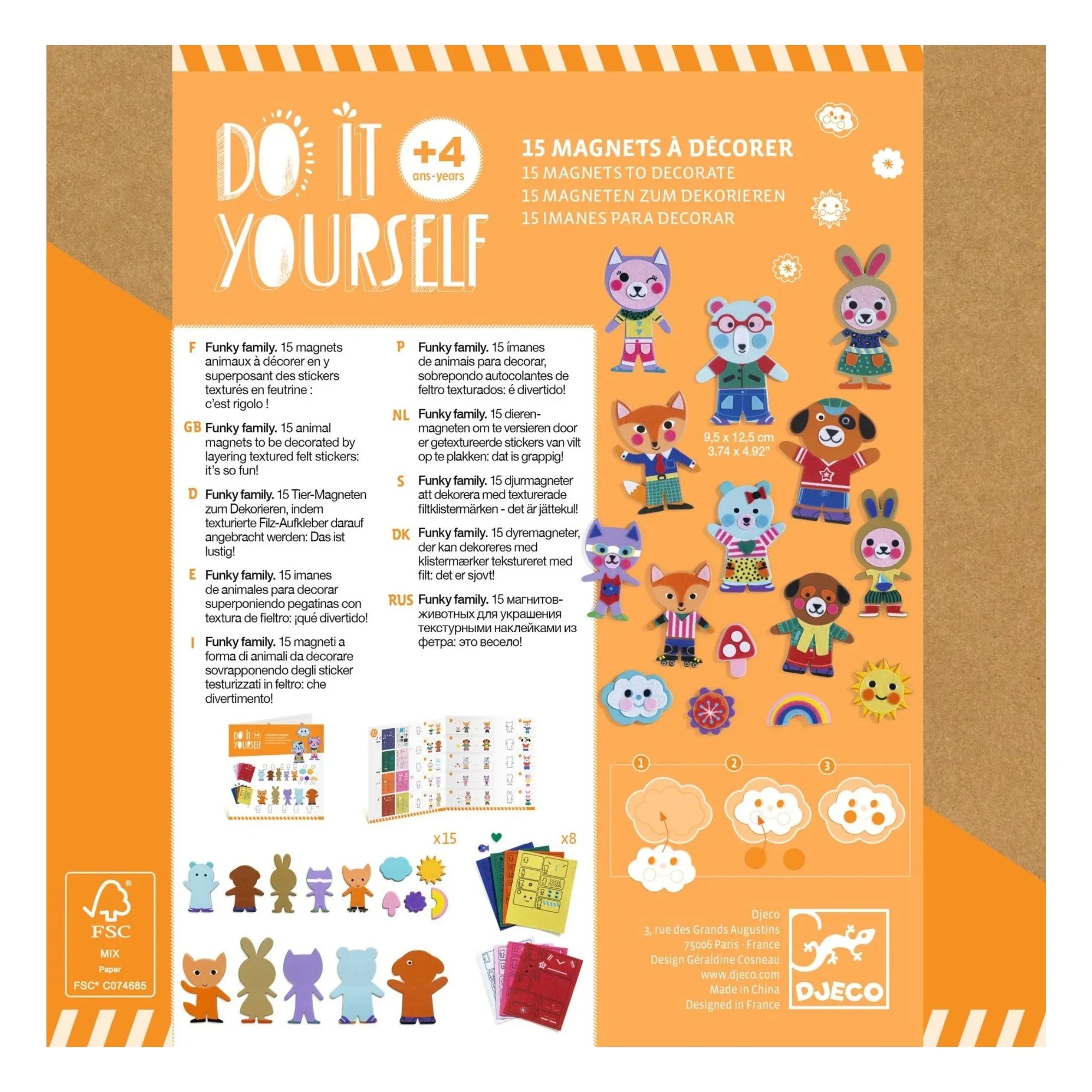 Djeco - DIY Funky Family