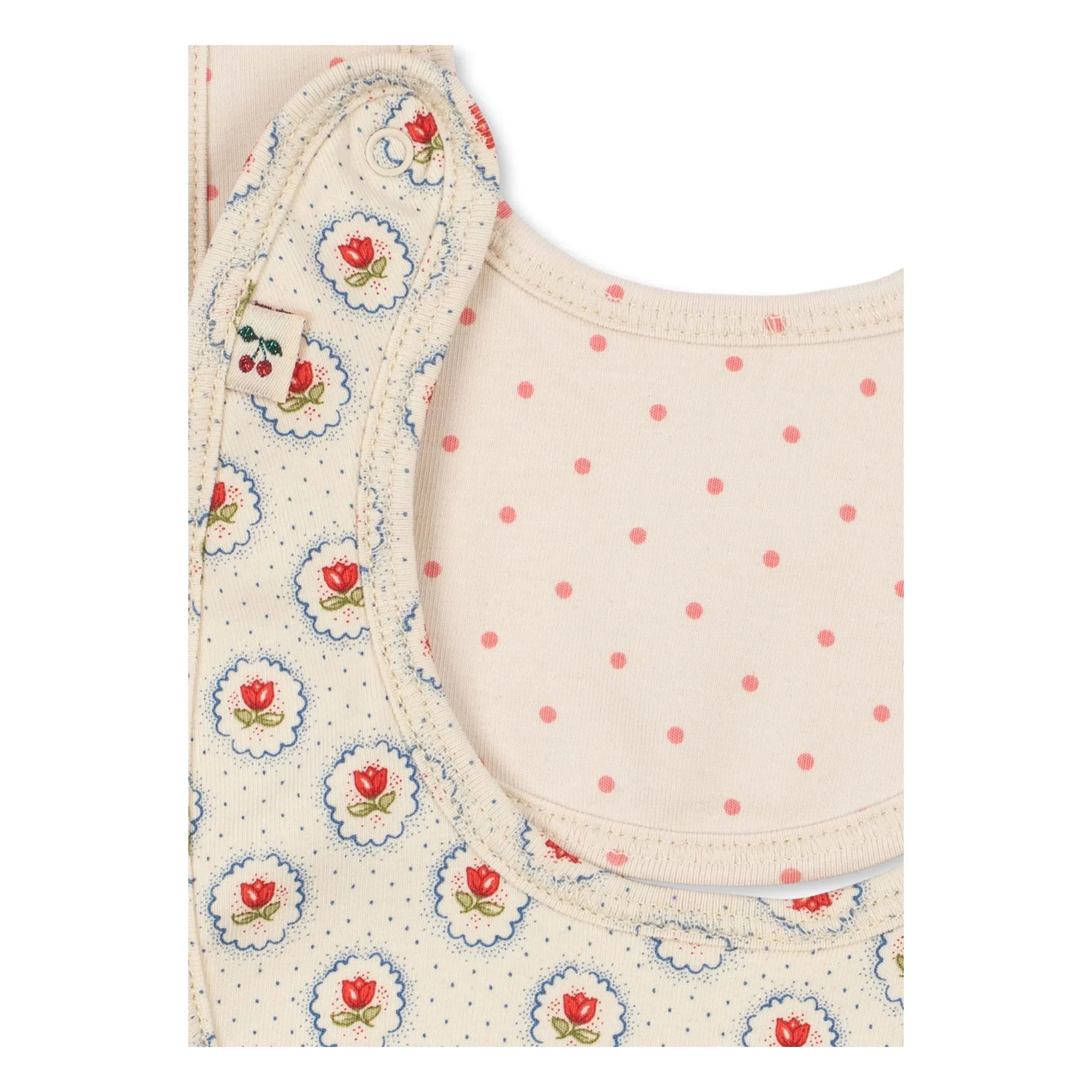 Konges Sløjd - Pirouette bandana önlükler - 2’li Set | Ecru