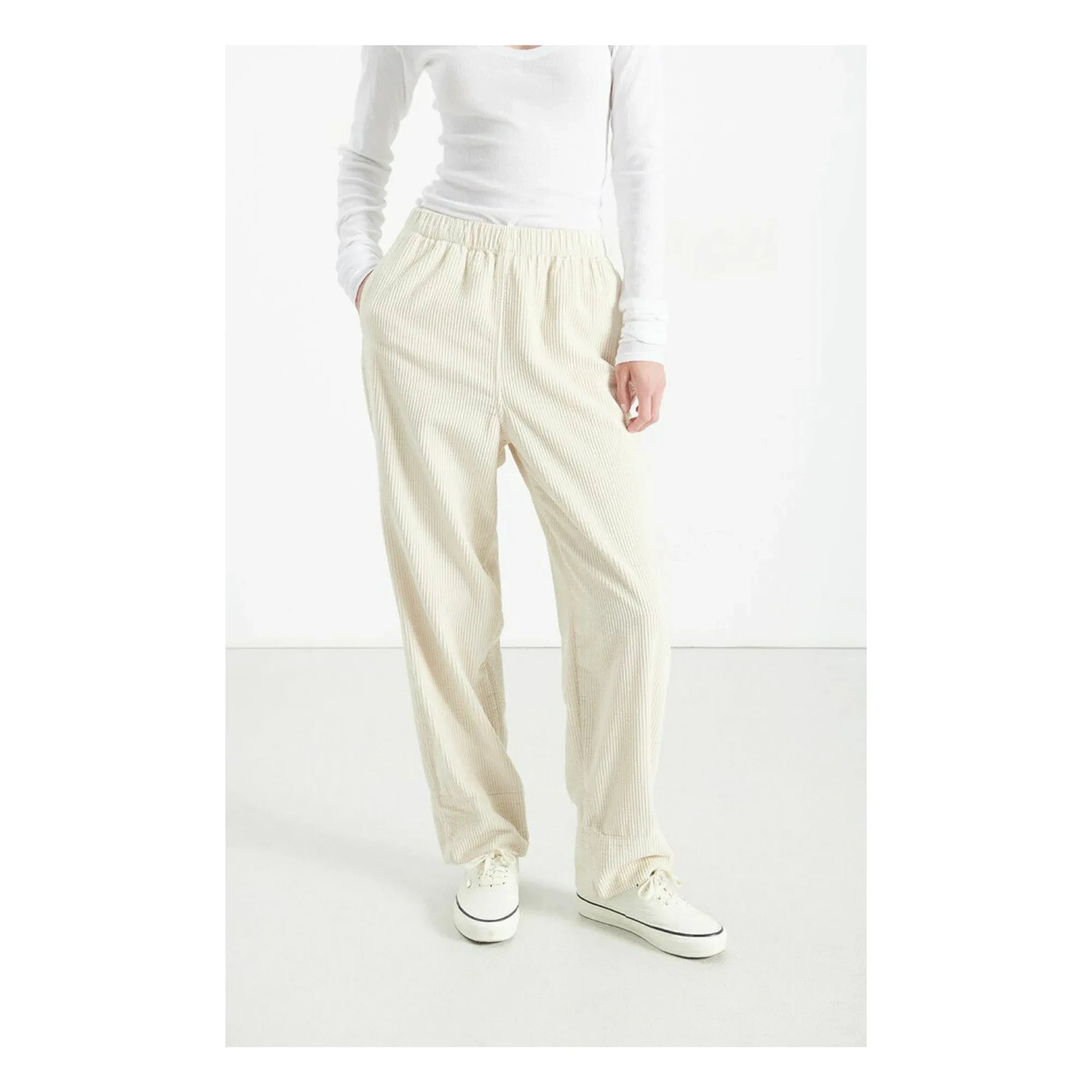 American Vintage - Padow Kadife Pantolon | Ecru
