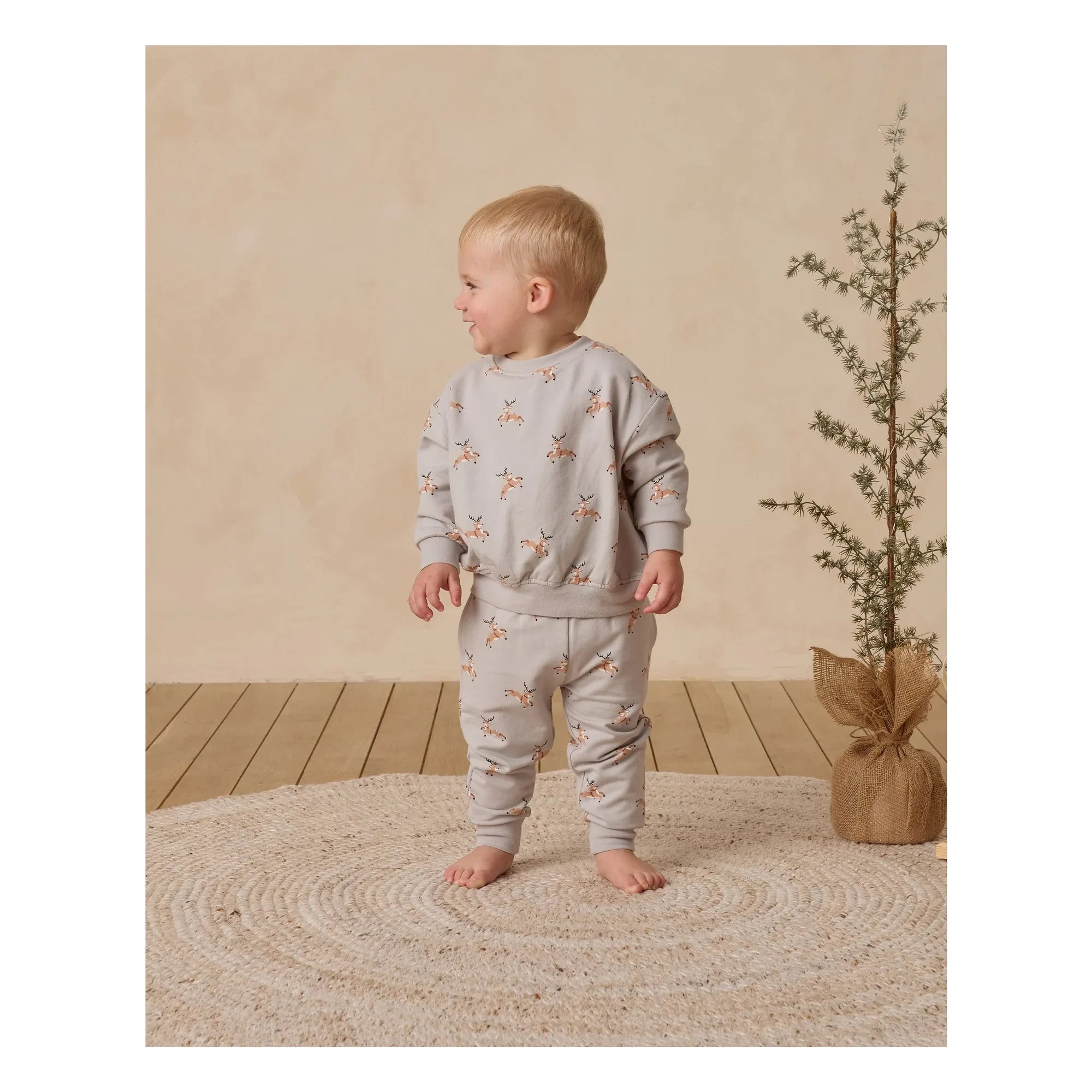 Quincy Mae - Jogger Rennes Bio-Baumwolle | Grau