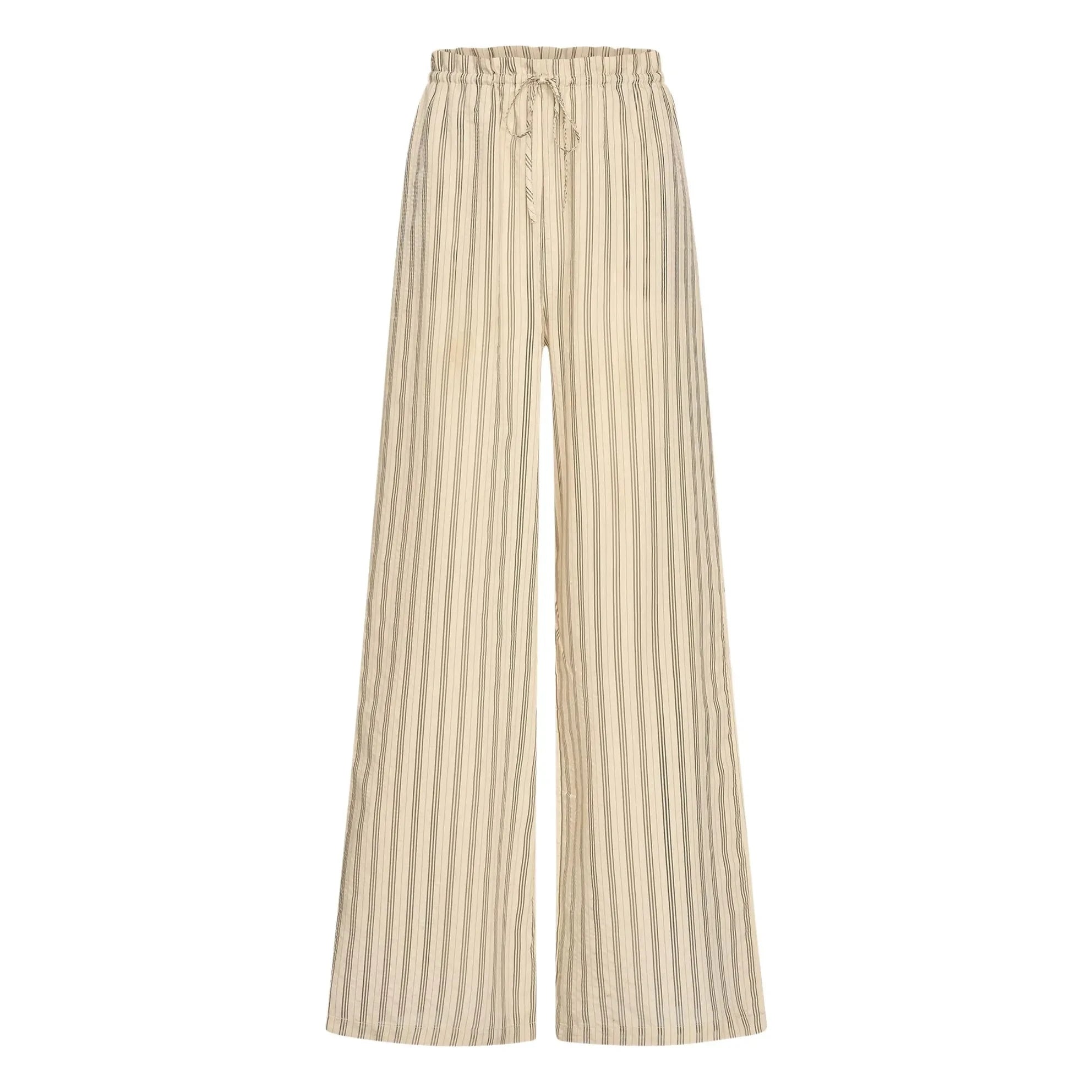 By Bar - Joan Pants Striped | White