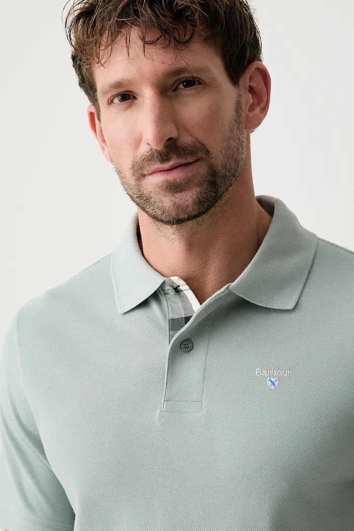 Barbour pamuklu erkek polo yaka tişört
