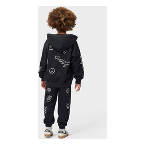 Molo - Marley Patch Fermuarlı Sweatshirt | Siyah