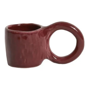 Petite friture - Donut Espressotassen, Pia Chevalier - 2er-Set | Burgund