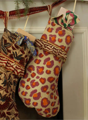 Doing Goods - Cotton Christmas Boot | Pink