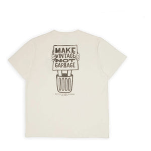 Nudie Jeans – T-Shirt Roy Garbage | Weiß