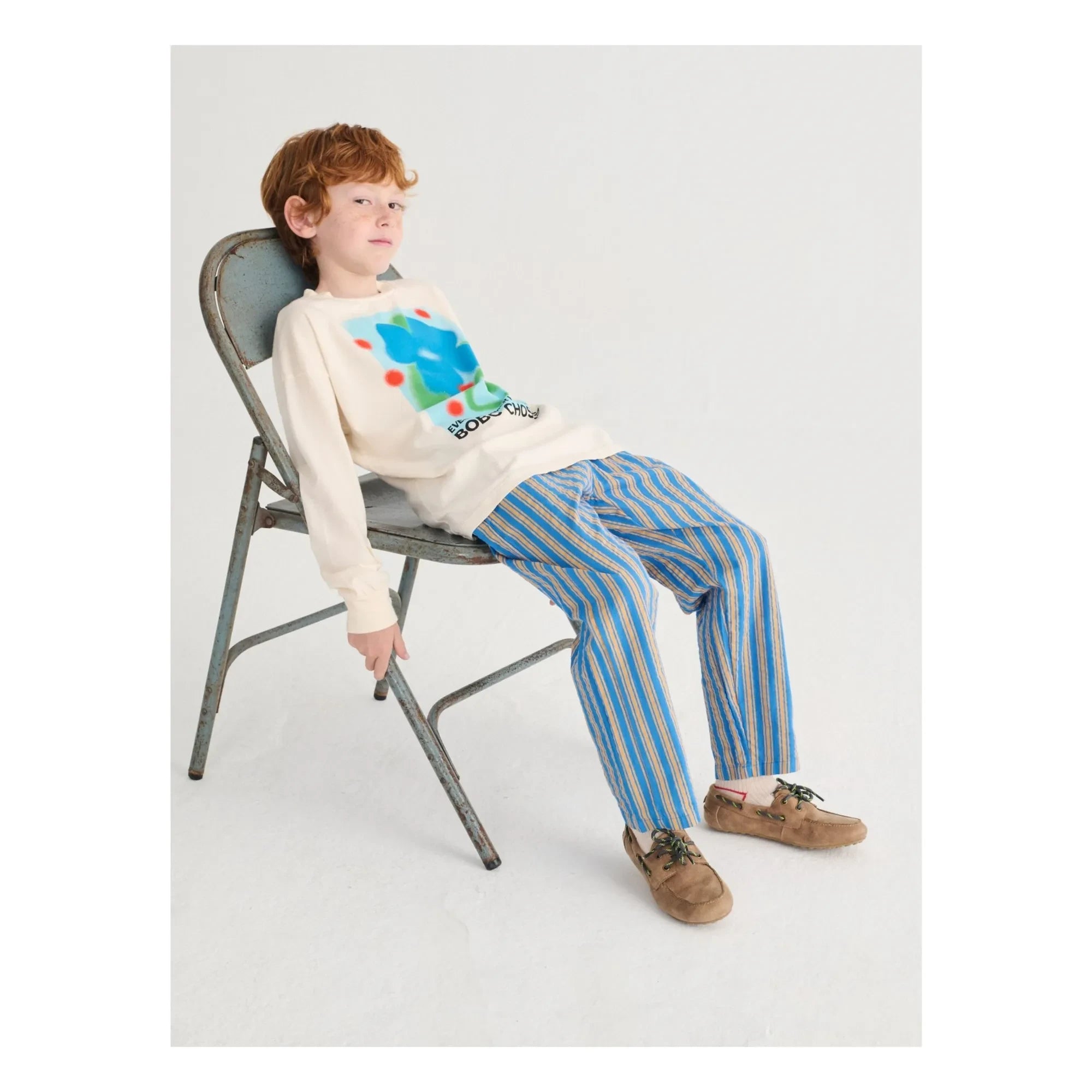 Bobo Choses - Summer Story organik pamuklu T-shirt | Ekru