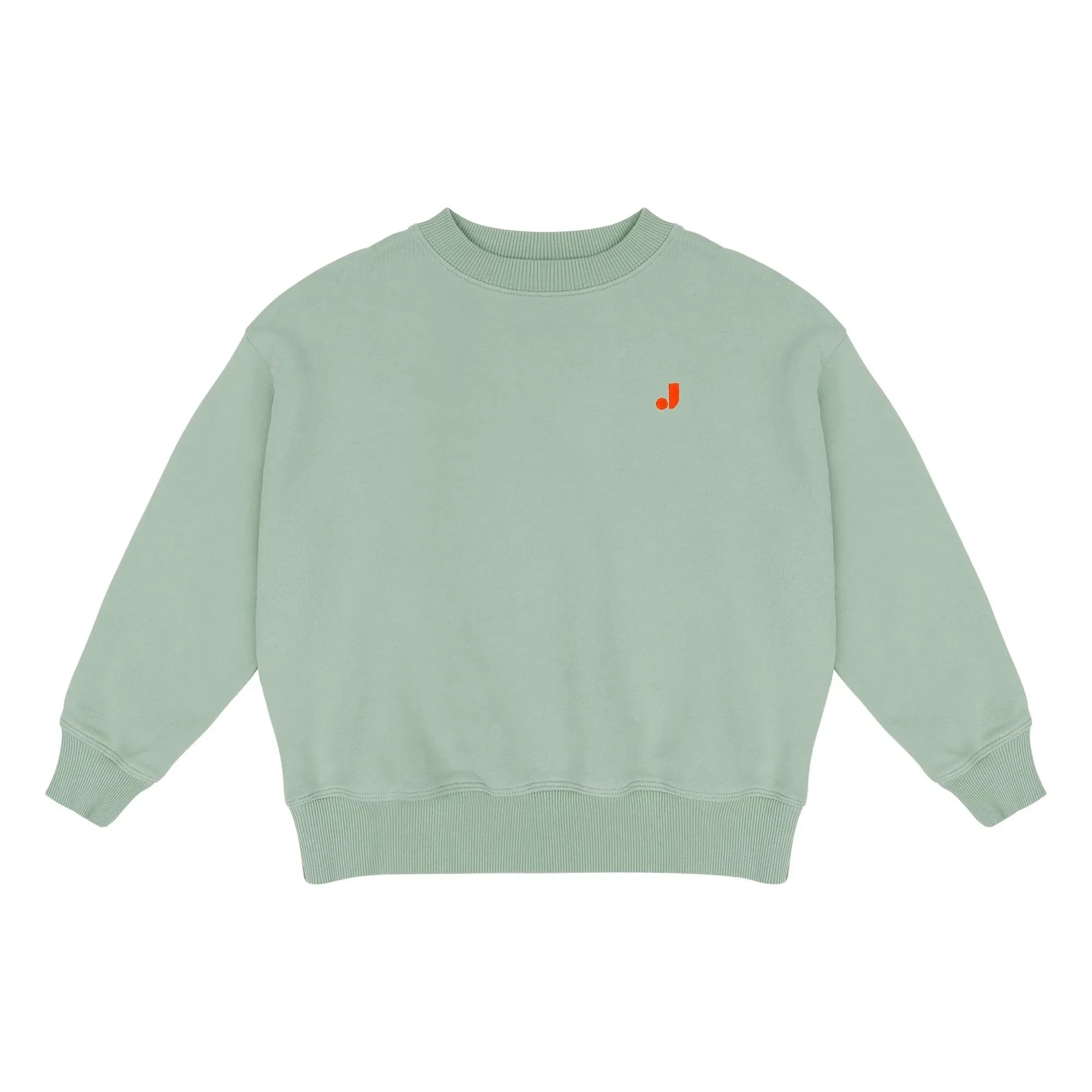 Jenest - Happy Bird organik pamuklu sweatshirt | Badem yeşili
