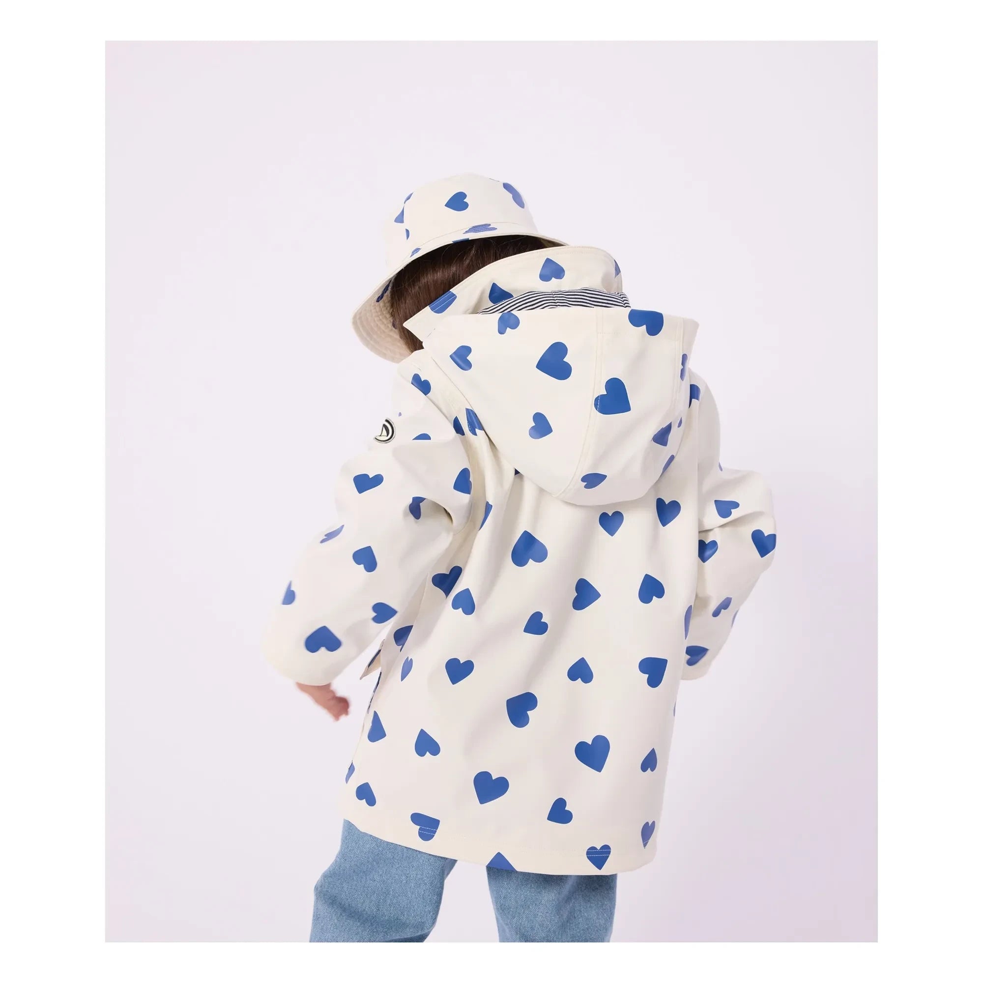 Petit Bateau - İkonik balmumlu kalpler Geri dönüştürülmüş lifler | Fildişi