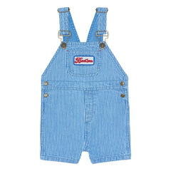 Bonton - Şık Çizgili Denim Tulum | Mavi