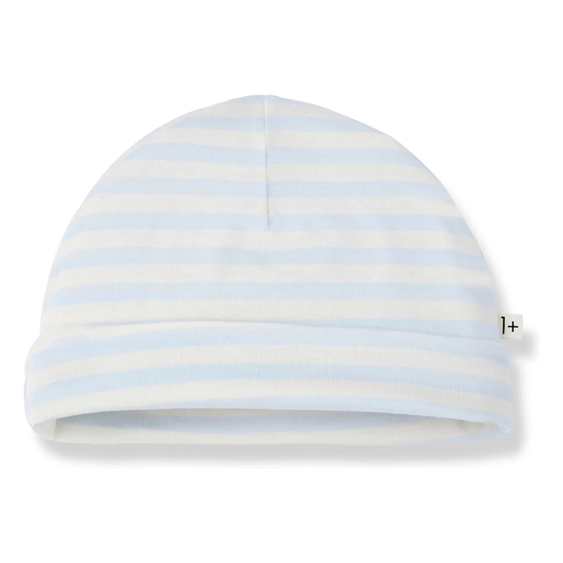 1+ in the family - Striped Gio Beanie | Light blue
