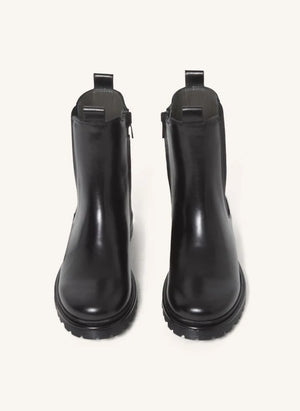 Angulus - Chelsea-Stiefel mit dicker Sohle | Schwarz