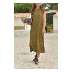 Marlot Paris - Constance Mini Leopard Organic Cotton Dress - Women's Collection | Brown