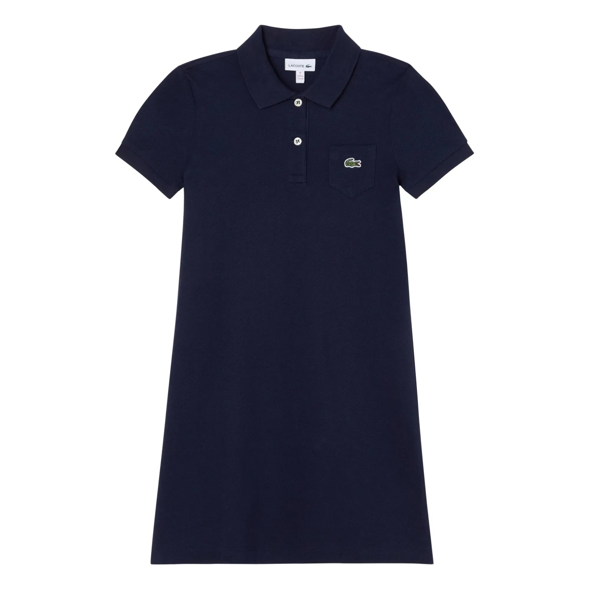 Lacoste - Organic Cotton Polo Dress | Navy