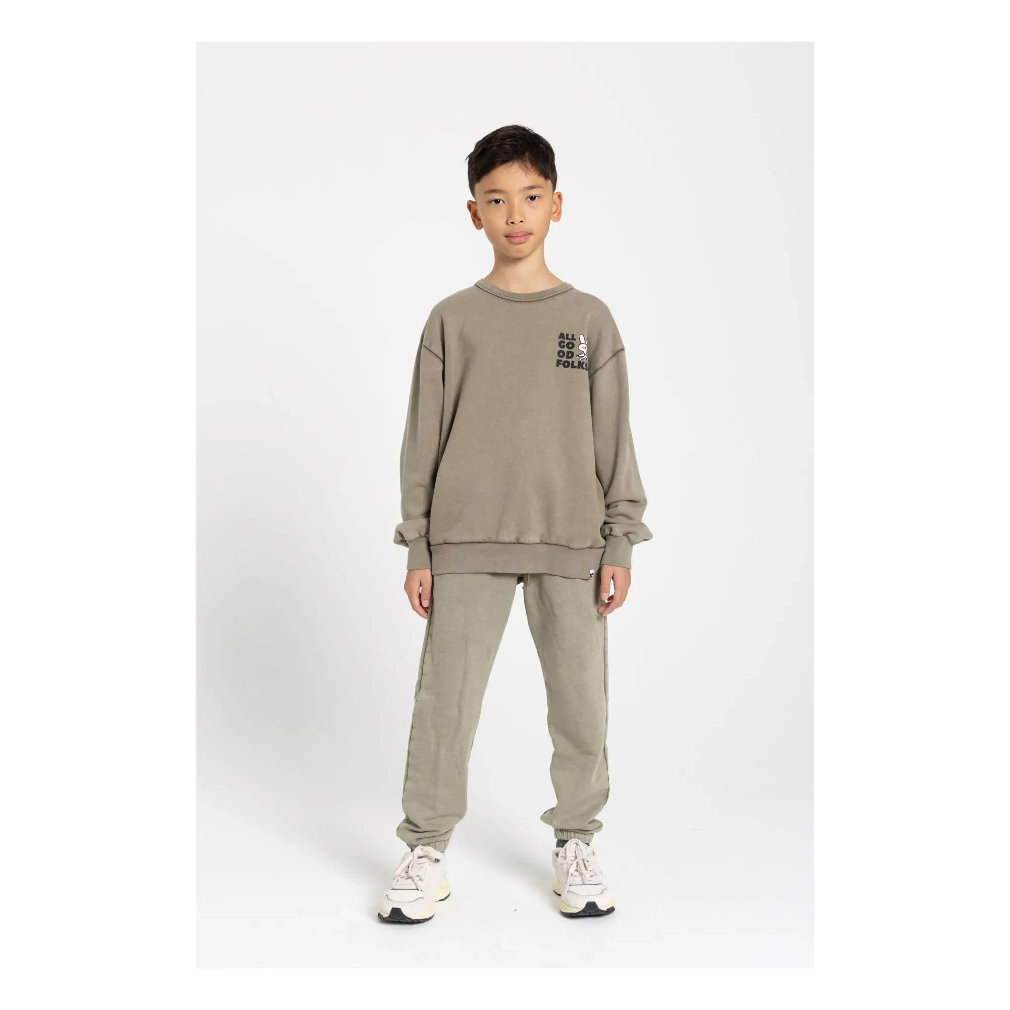 Hundred Pieces - Ryde Sweatshirt aus Bio-Baumwolle | Khaki
