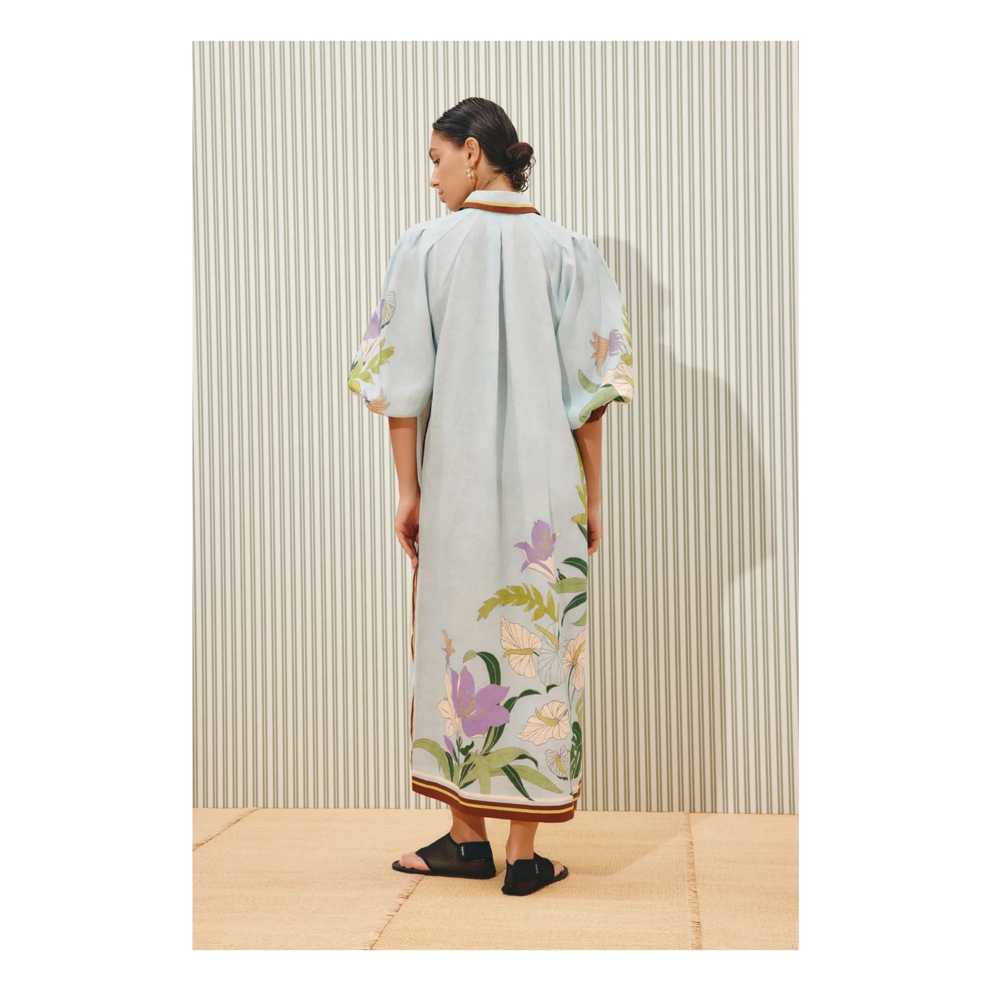 Alémais - Leinenkleid Alfie | Hellblau
