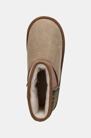 Emu Australia Wallaby Mini Patchwork Çocuk Süet Apre Botlar