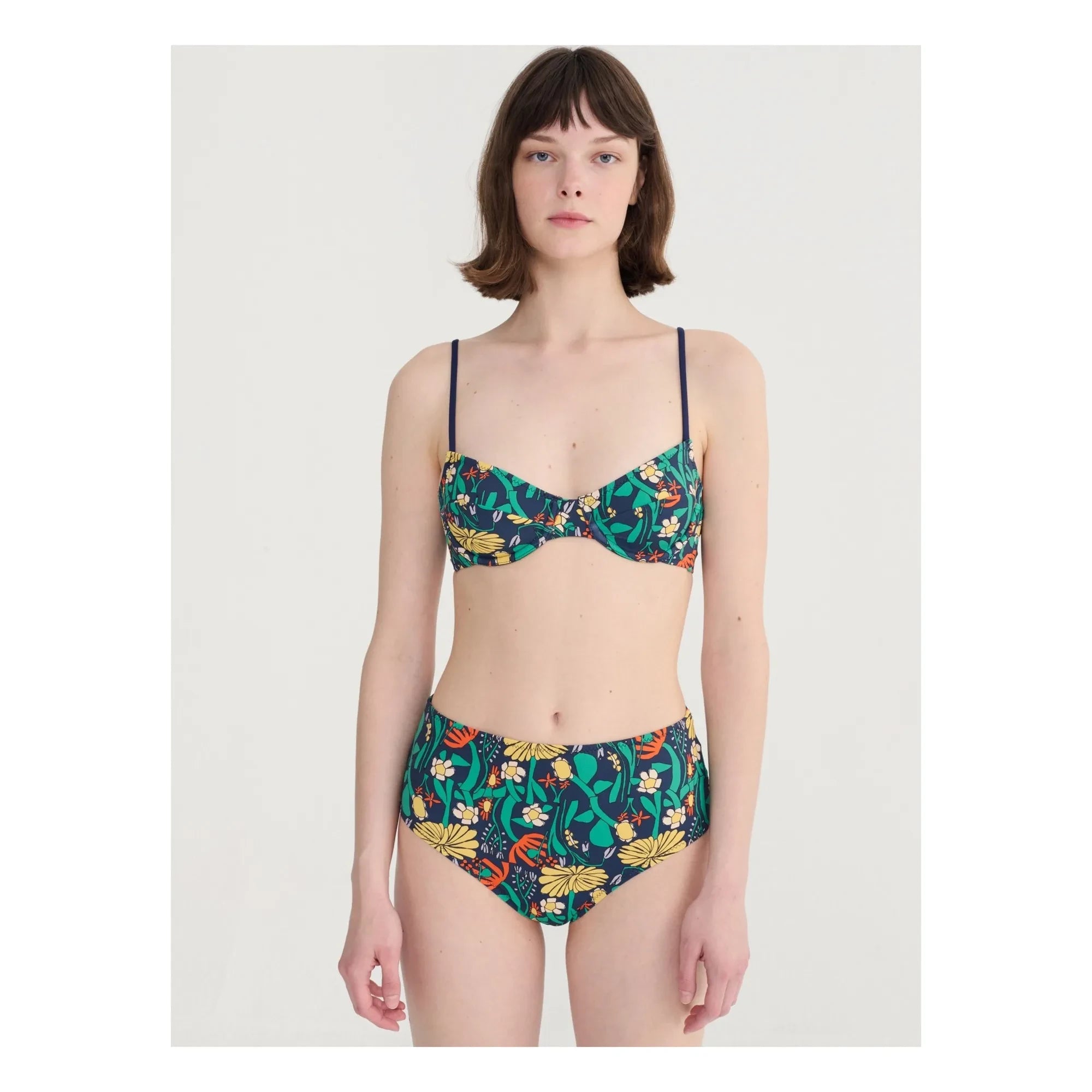 Bobo Choses - Color Herbalist bikini üstü | Yeşil