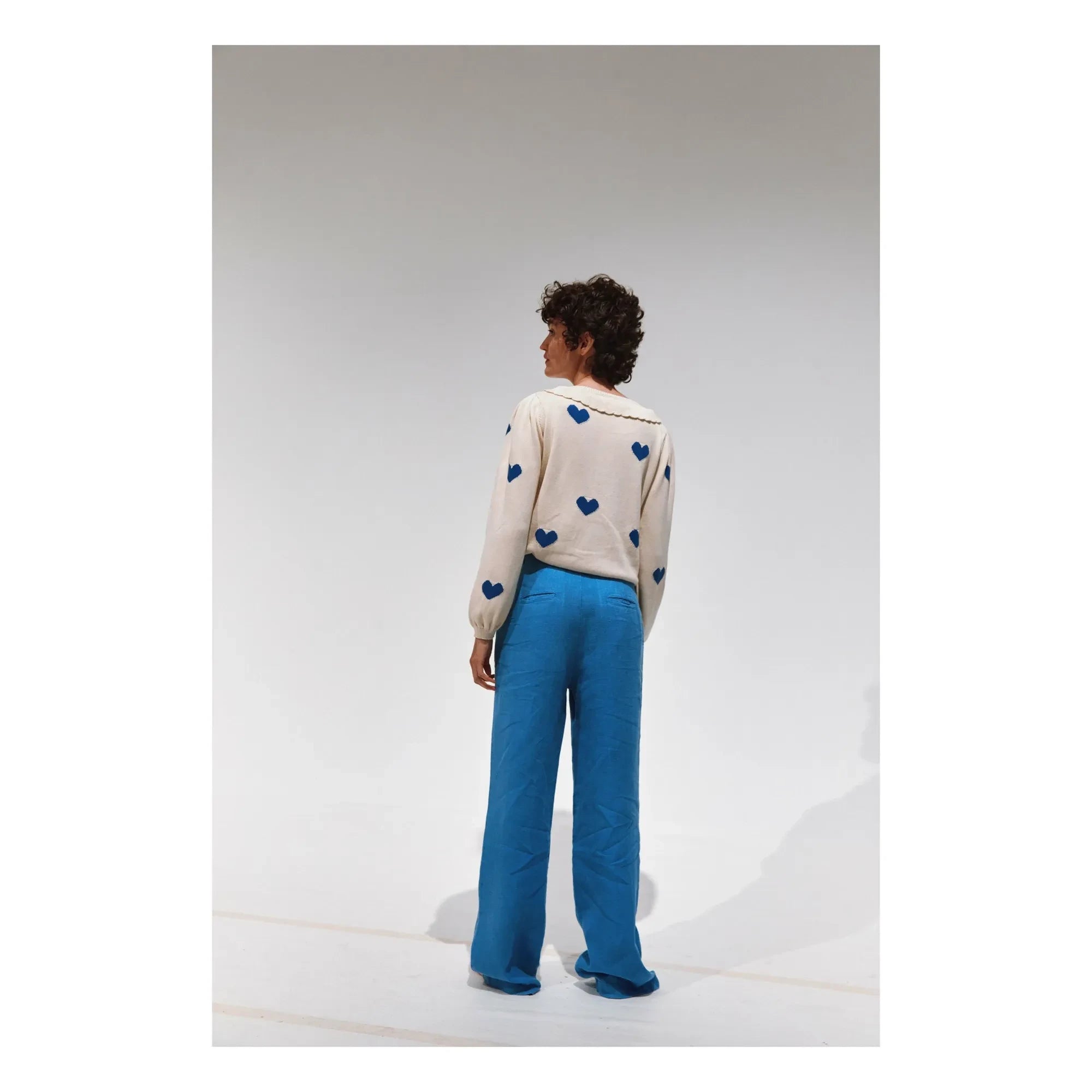 Emile et Ida – Strickjacke Boum aus Bio-Baumwolle | Ecru