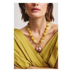 Lizzie Fortunato - Cordoba Charm Necklace | Amber