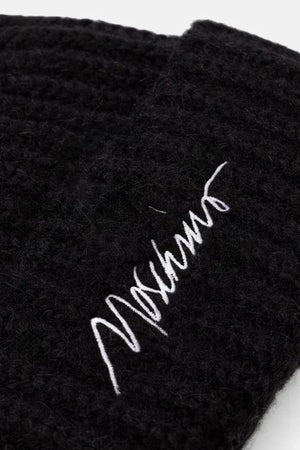Moschino yünlü kumaştan kadın beanie şapka