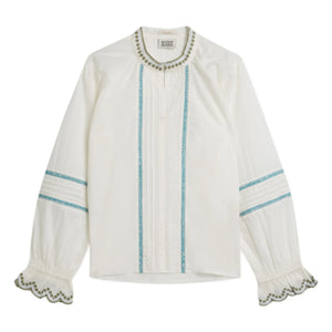 Scotch & Soda - Bestickte Bluse | Ecru