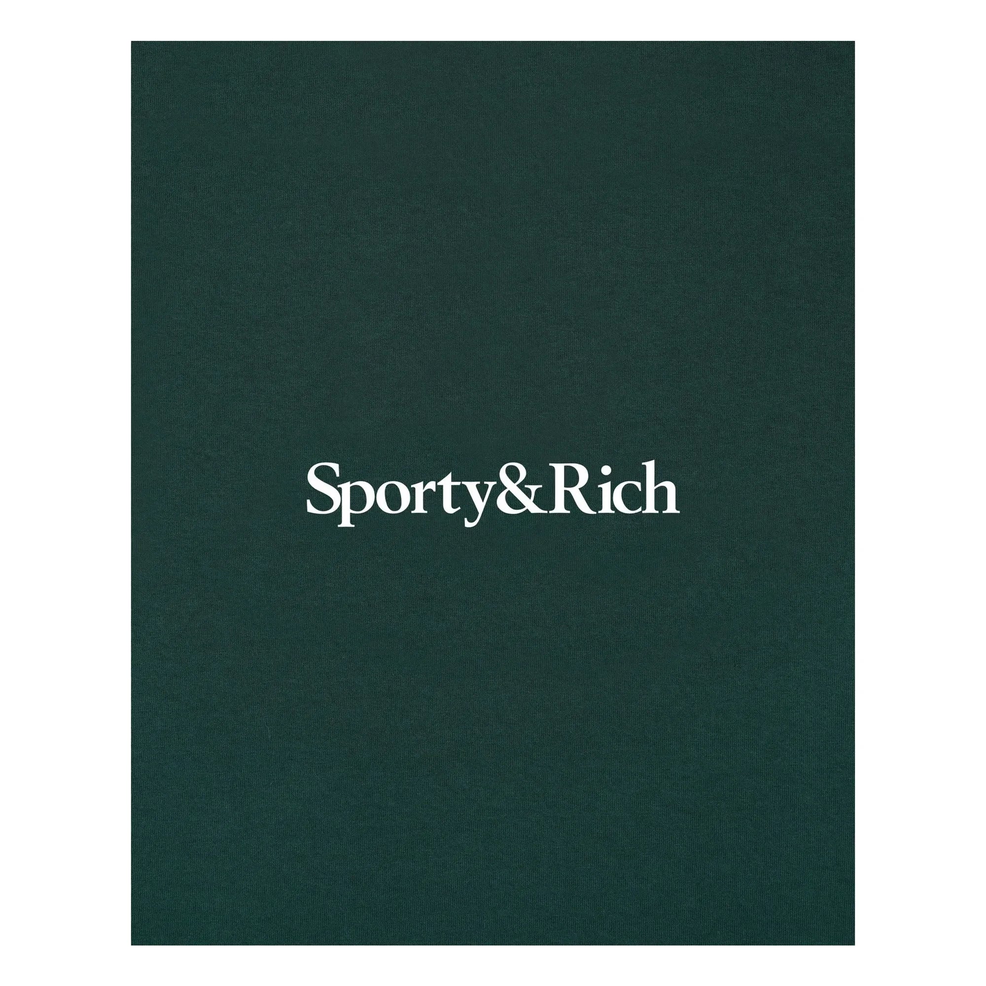 Sporty & Rich - Jogger Serif Logo | Dunkelgrün