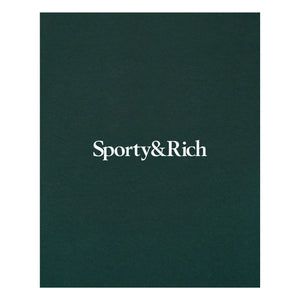 Sporty & Rich - Jogger Serif Logo | Dunkelgrün