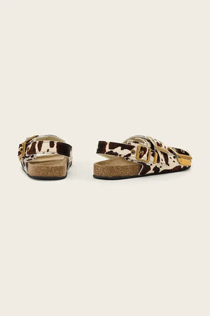 AllSaints Staffa Sandal Kadın Deri Düz Taban Sandalet