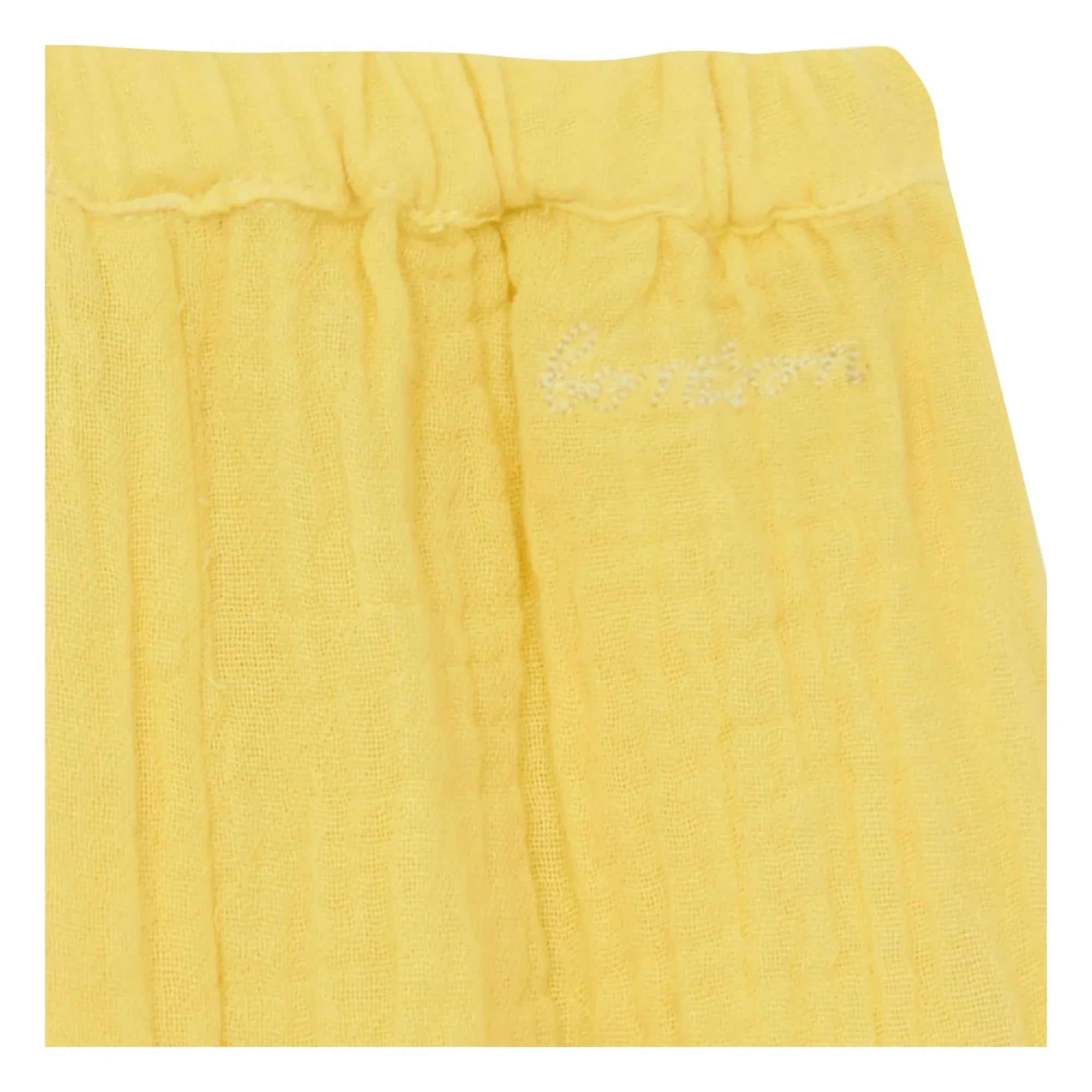 Bonton - Laos Pamuk Gazlı Pantolon | Sarı