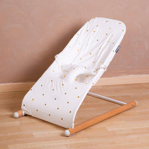 Outlet - Childhome Evolux Bouncer Cover - Gold Dots-Baby Bouncer Seat Covers- | Natural Baby Shower