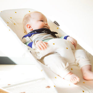 Outlet - Childhome Evolux Bouncer Cover - Gold Dots-Baby Bouncer Seat Covers- | Natural Baby Shower