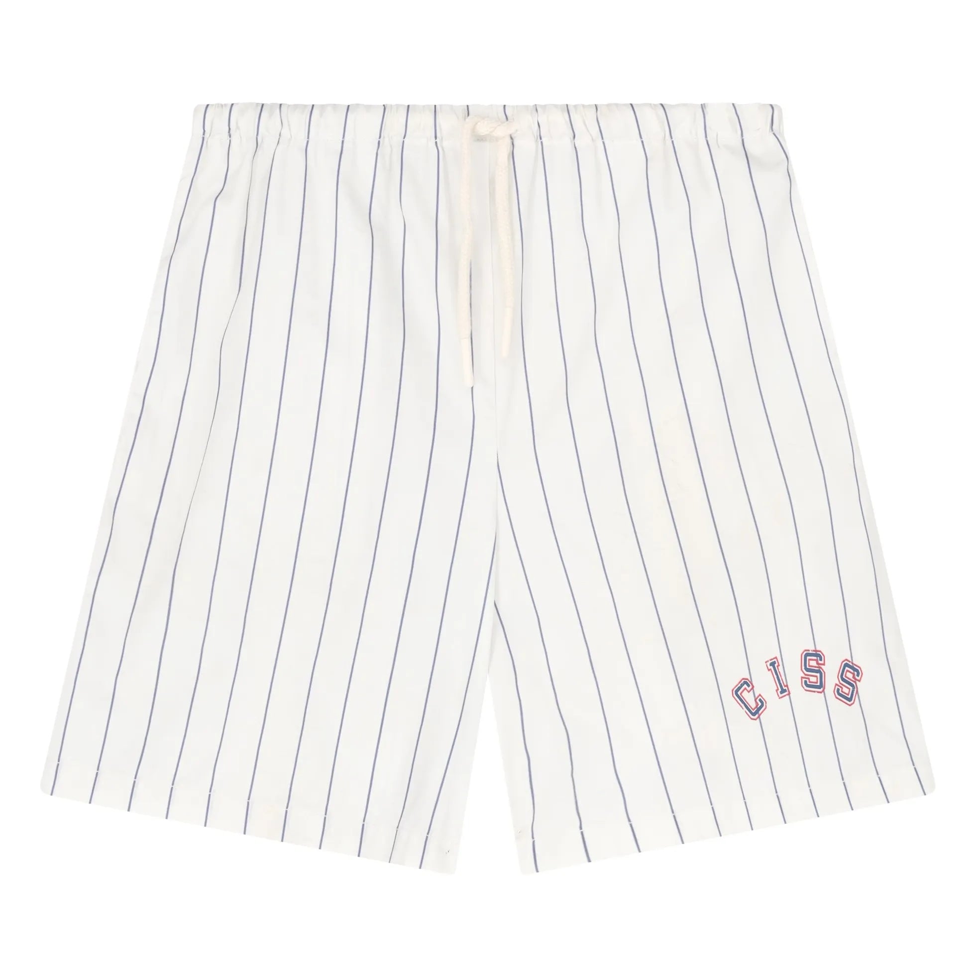 Cos I Said So - Gestreifte Shorts | Weiß