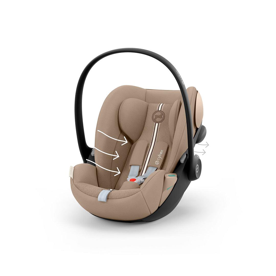 CYBEX Cloud G i-Size Plus Car Seat - Almond Beige-Car Seats-Almond Beige- | Natural Baby Shower