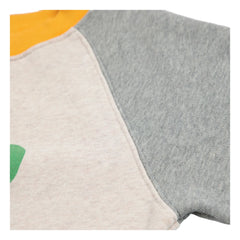 Bobo Choses - Renk Bloklu Yonca Organik Pamuklu Sweatshirt | Gri bej