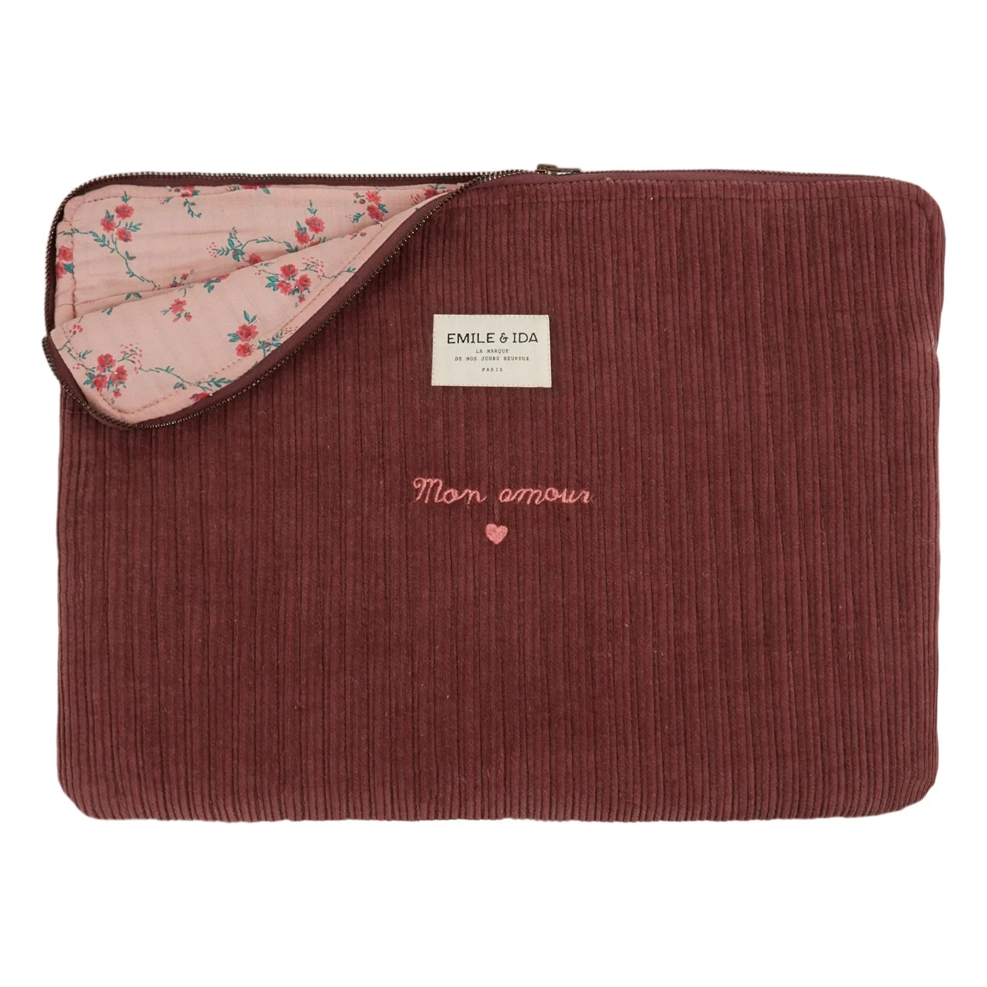 Emile et Ida - Computertasche | Dunkelviolett