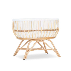 CuddleCo Aria Crib - Rattan-Cribs-Rattan- | Natural Baby Shower