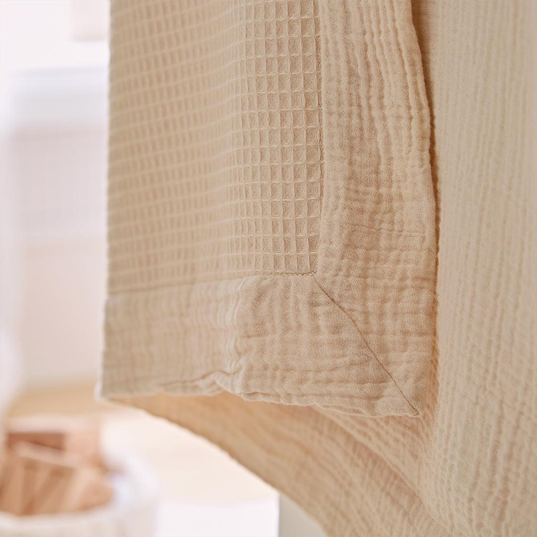 CuddleCo Comforter Blanket - Cashmere Waffle-Blankets-Cashmere Waffle- | Natural Baby Shower